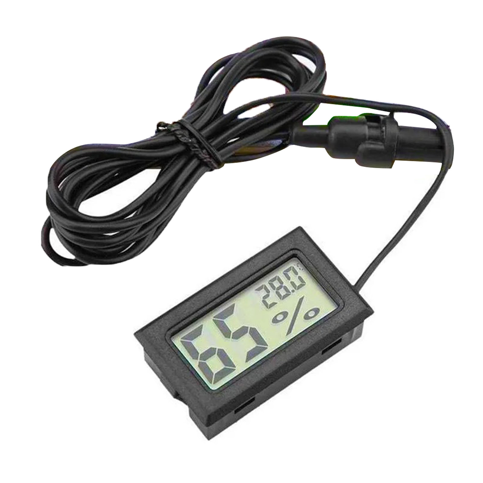 Digitales Mini-thermometer/hygrometer Mit Sonde Für Den Innen- Und Außenbereich