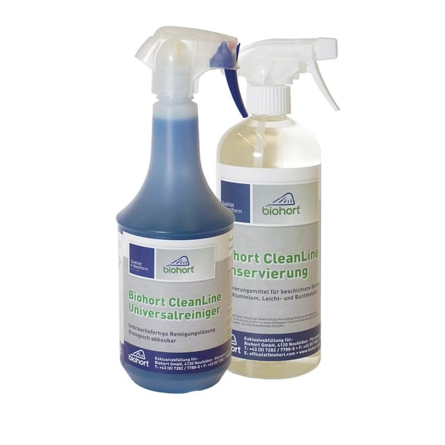 Biohort Sparset CleanLine Universalreiniger 1.000 ml und Konservierung 750 ml