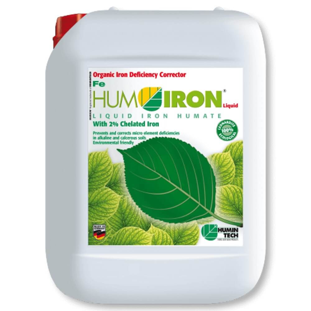 Humintech Humiron Fe Liquid 20 L Flüssiger Organischer Eisendünger Eisenliquid