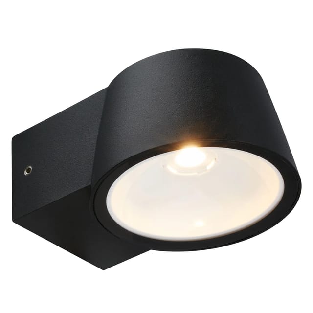 Telefunken LED-Outdoor-Wandleuchte IP54 5,5 cm x 9,5 cm x 13 cm Schwarz