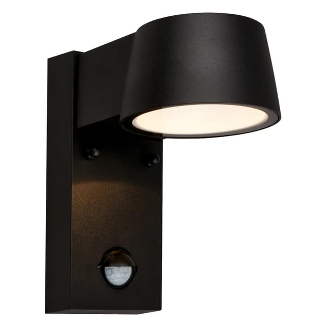 Telefunken LED-Outdoor-Wandleuchte Sensor 16,5 cm x 9,5 cm x 15,5 cm Schwarz
