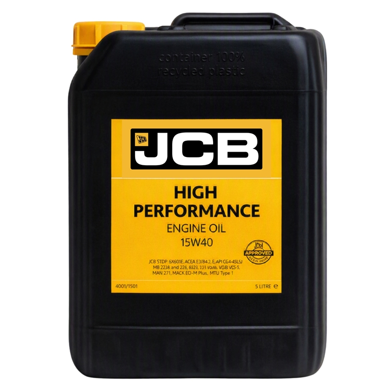 Jcb Motoröl 15w-40 5l High Performance Diesel Mineralöl Baumaschinen