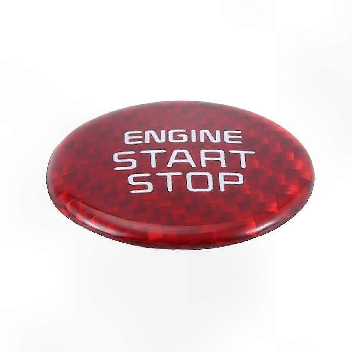Motorknopf-abdeckung Aus Echtem Carbonfaser-material Für Kia Stinger 2018-2022