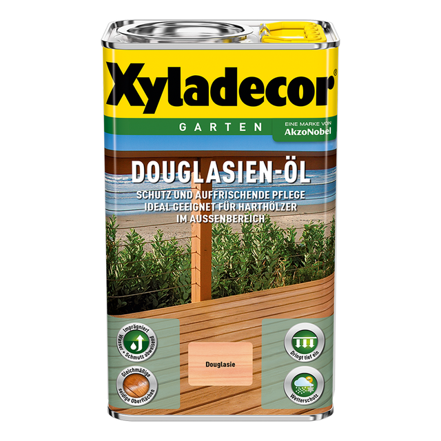 Xyladecor Douglasien-Öl Holzschutz für außen seidenglänzend 2,5,