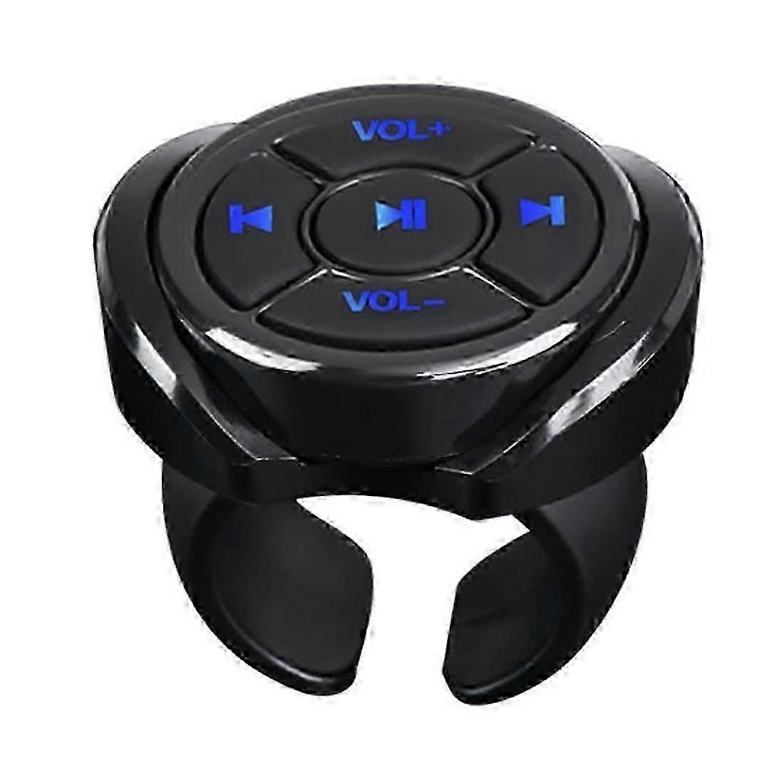 Kabellose Bluetooth-medientasten-fernbedienung Für Auto, Motorrad, Fahrrad – Musikwiedergabe Am Lenkrad