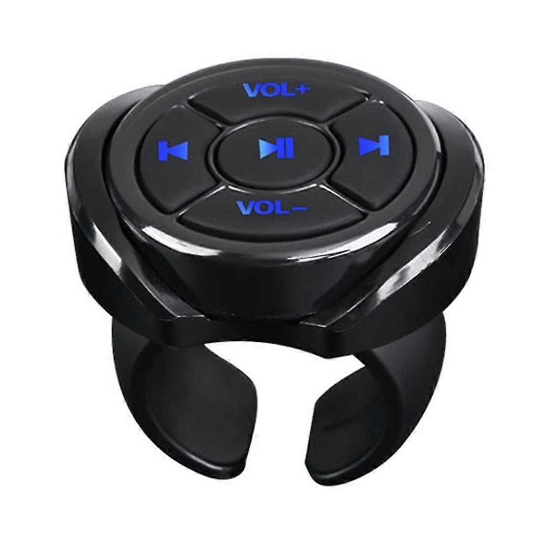 Kabellose Bluetooth-medientasten-fernbedienung Für Auto, Motorrad, Fahrrad – Musikwiedergabe Am Lenkrad (rem Wuqx)