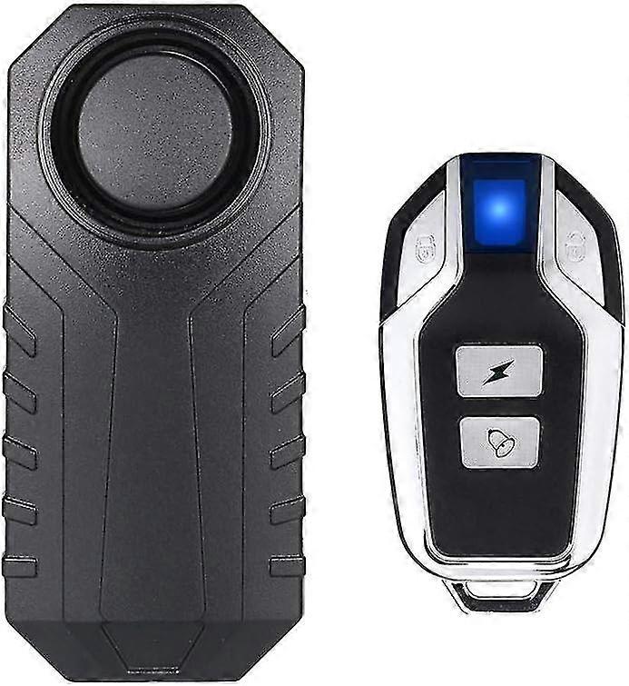 Verbesserter Fahrraddiebstahlalarm, 113 Db Wasserdichter Funkalarm Mit Fernbedienung Für Fahrrad, E-bike, Motorrad, Roller Und Anhänger