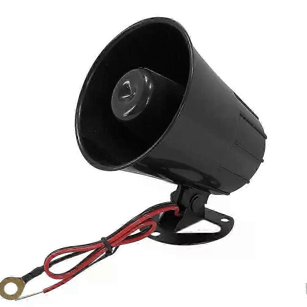 125 Db Laute Alarmsirene, Universell Einsetzbar Für Den Außenbereich, Kompatibel Mit Auto, Motorrad, Boot, Schiff Und Lkw, 12 V/24 V, Cs-schnellstart