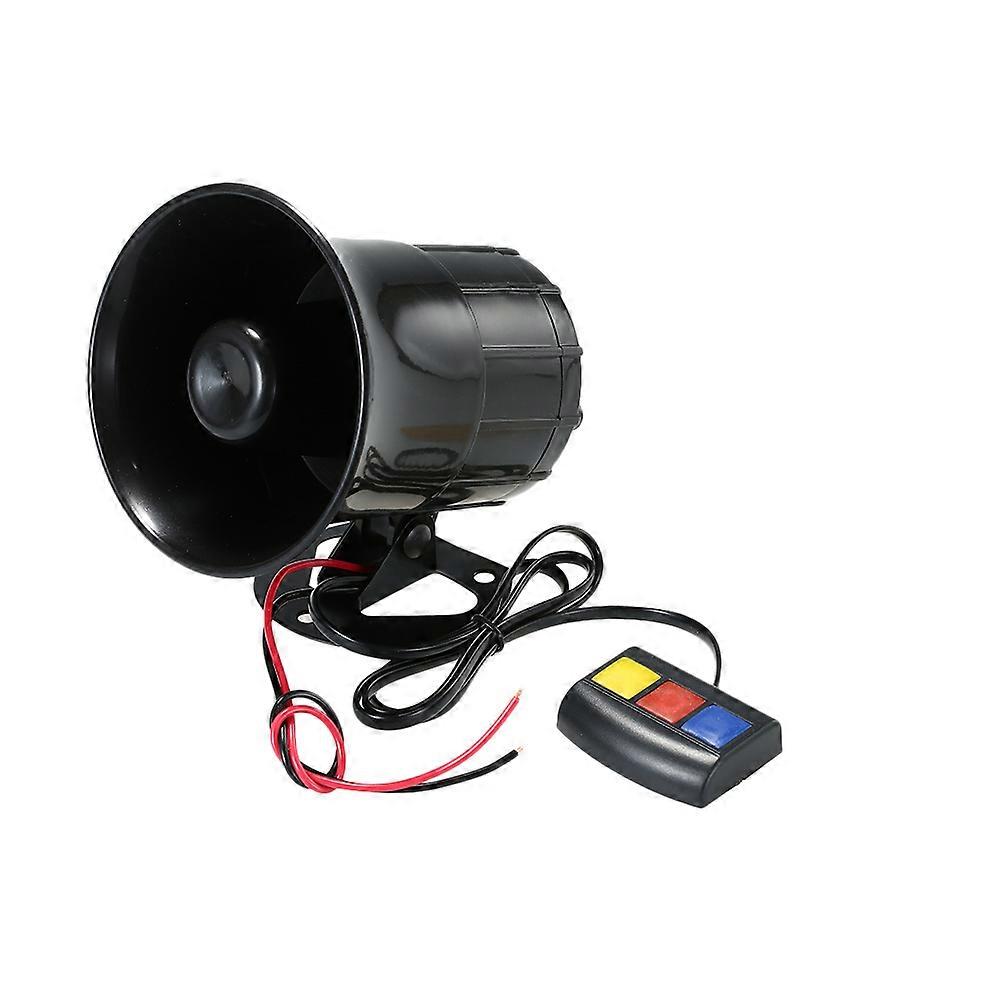 12v Dc Sicherheitssirene Mit 3 Tönen, Lauter Alarmlautsprecher Für Fahrzeuge, Pkw Und Lkw