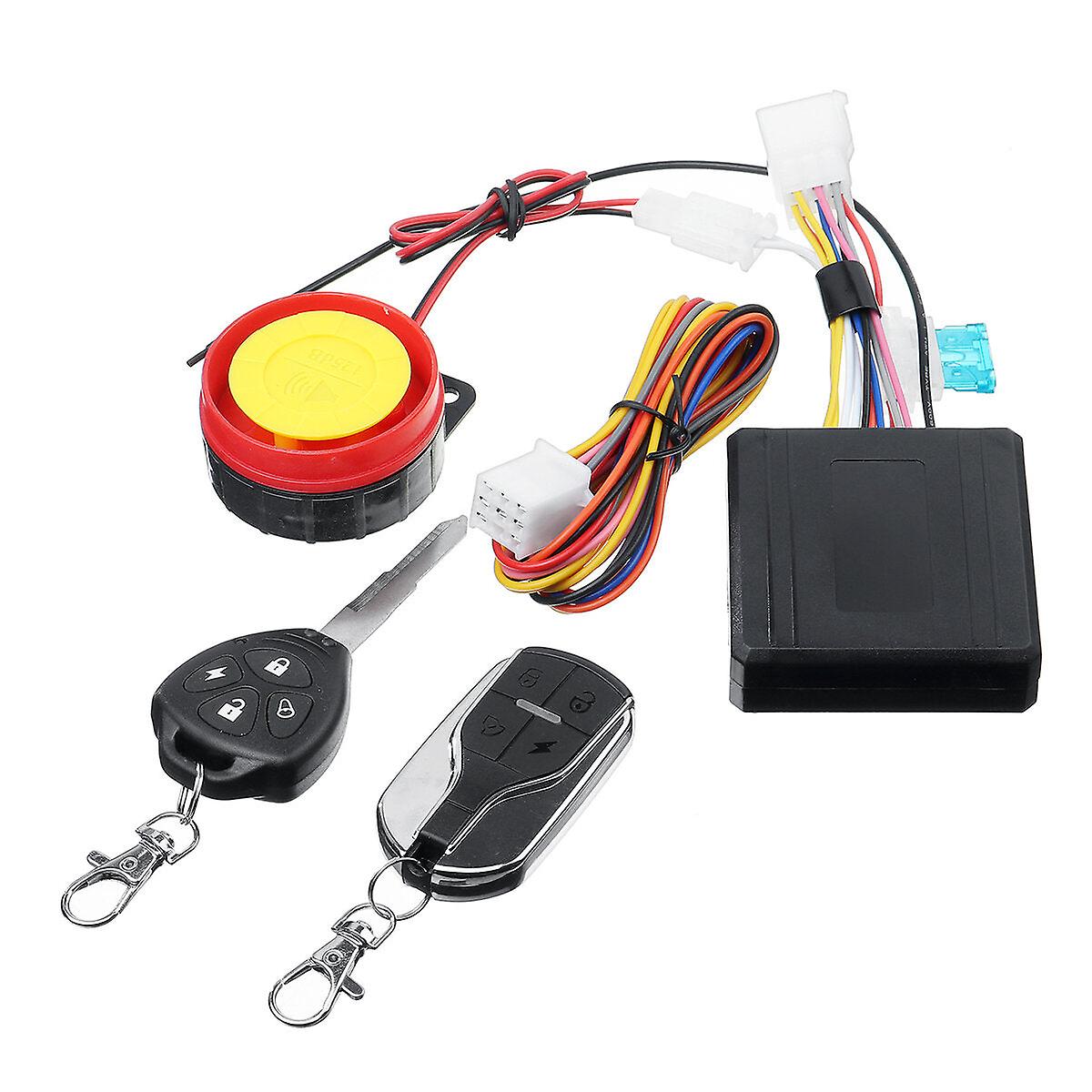 12v Motorrad-sicherheitsalarmsystem Mit Fernbedienung Und Motorstartfunktion (universell)