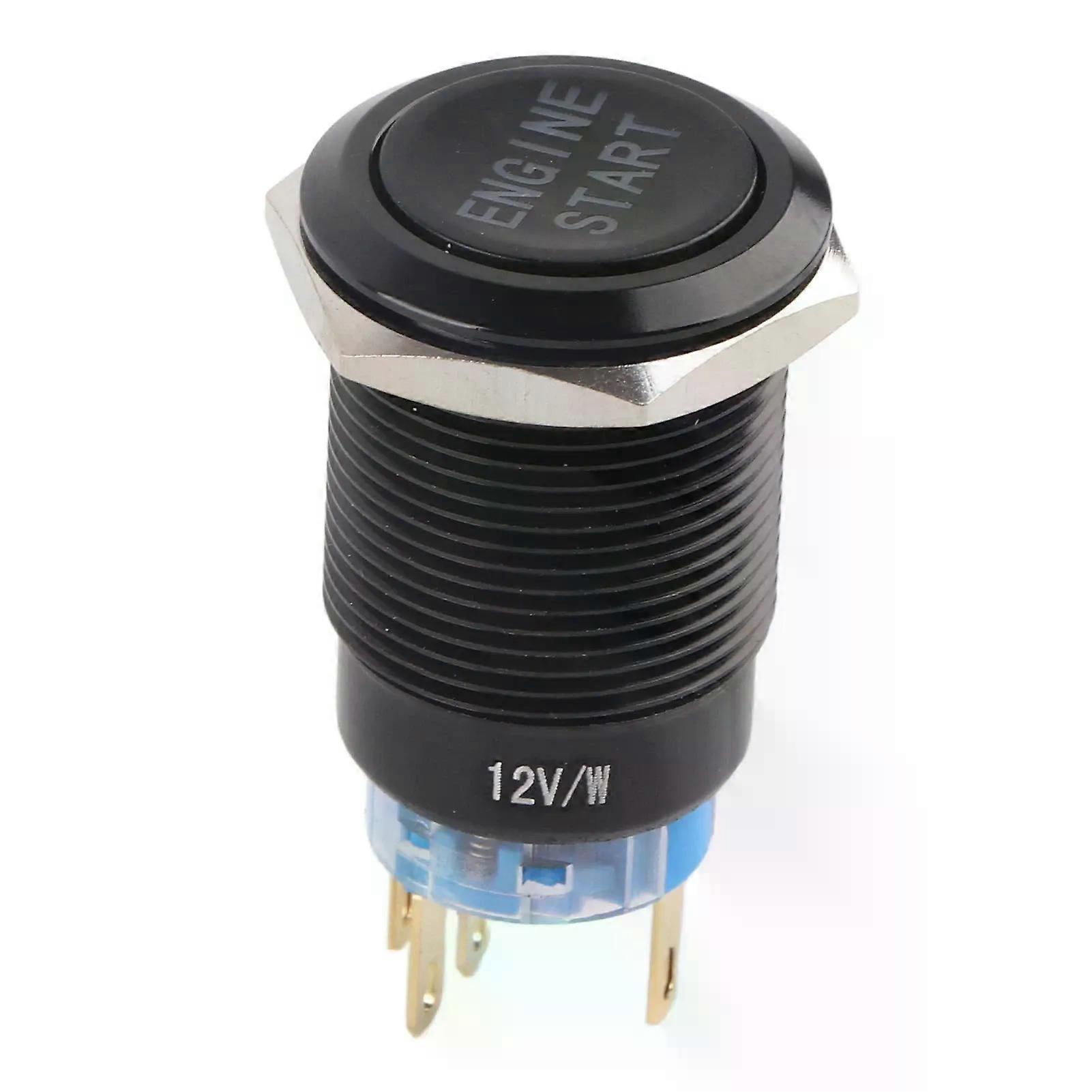 12v Wasserdichter Auto-motorstart-druckknopfschalter Zündanlasser Motorstartknopf Auto-motorknopf Motorstartschalter