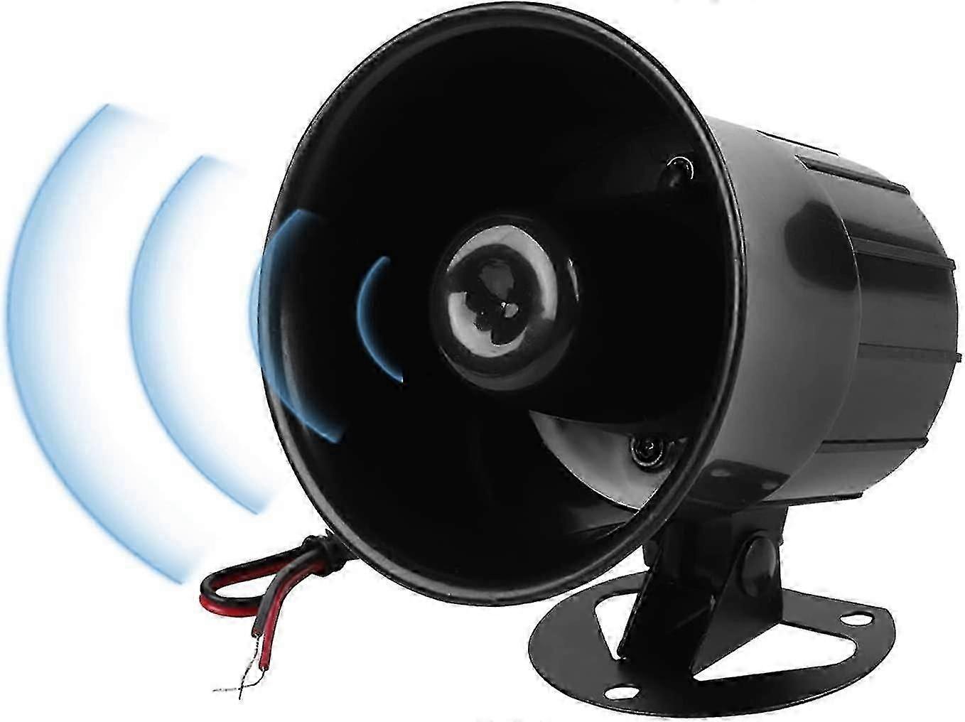 120 Db Dc 12 V Alarmsirene Mit Lautsprecher, Summer, Kabelgebundener Lautsprecher, Sicherheitshorn