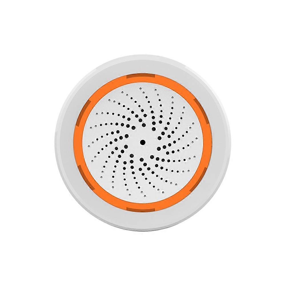Tuya Zigbee Smart-sirenenalarm Mit Ton- Und Lichtsignal, Temperatur- Und Feuchtigkeitssensor – Heimsicherheitsalarm Für Tuya