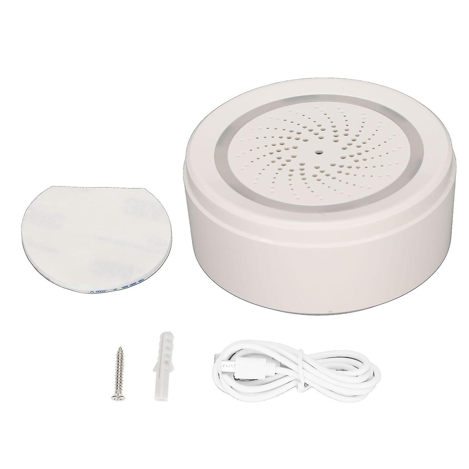 90 Db Lauter Drahtloser Ton- Und Lichtalarm, 2,4 Ghz Wlan, Smart-home-sicherheit, Diebstahlalarm, Intelligentes System