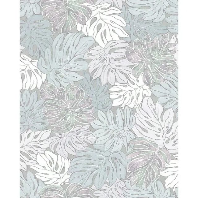Marburg Vliestapete Floral Blatt Violett-Blau 10,05 m x 0,53 m FSC®