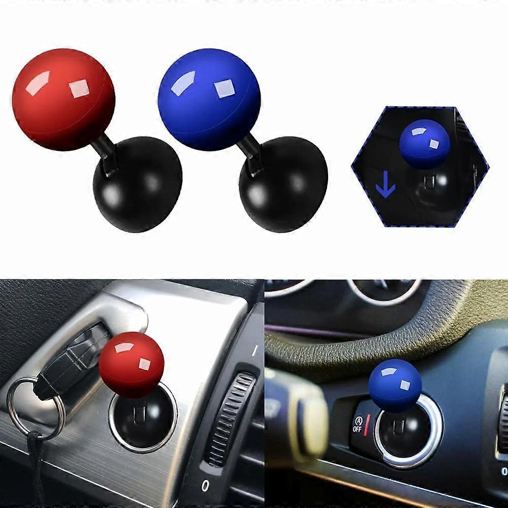 Lustiger, Roter Metall-startknopf Mit Ein-klick-startfunktion, Abdeckung Für Motorstart-stopp-knopf, Dekorativer Starthebel