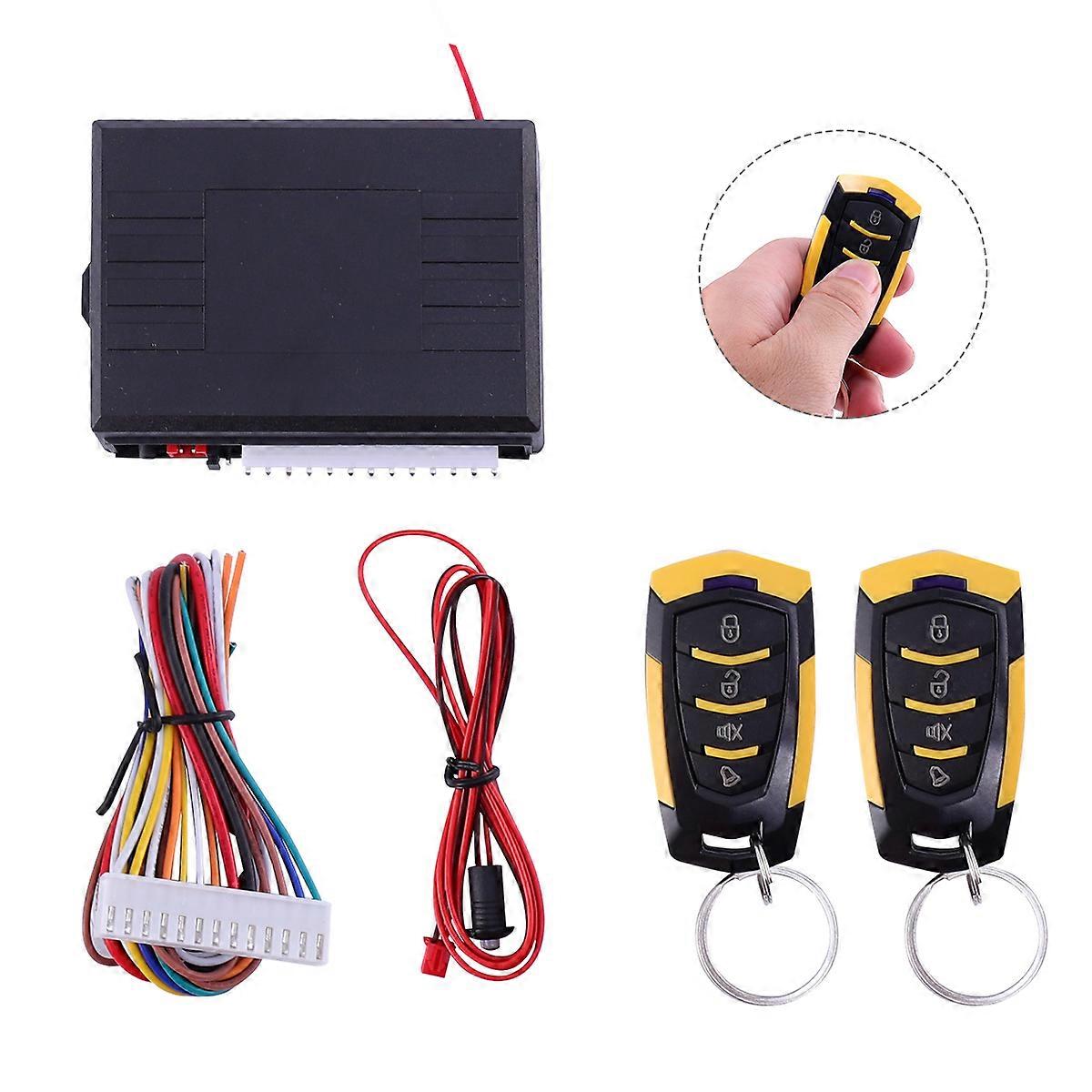 Universal-diebstahlsicherung Für Autos, Versteckter Alarm Aus Kunststoff, 8,5 X 6,5 Cm, Fernbedienung, 1 Set