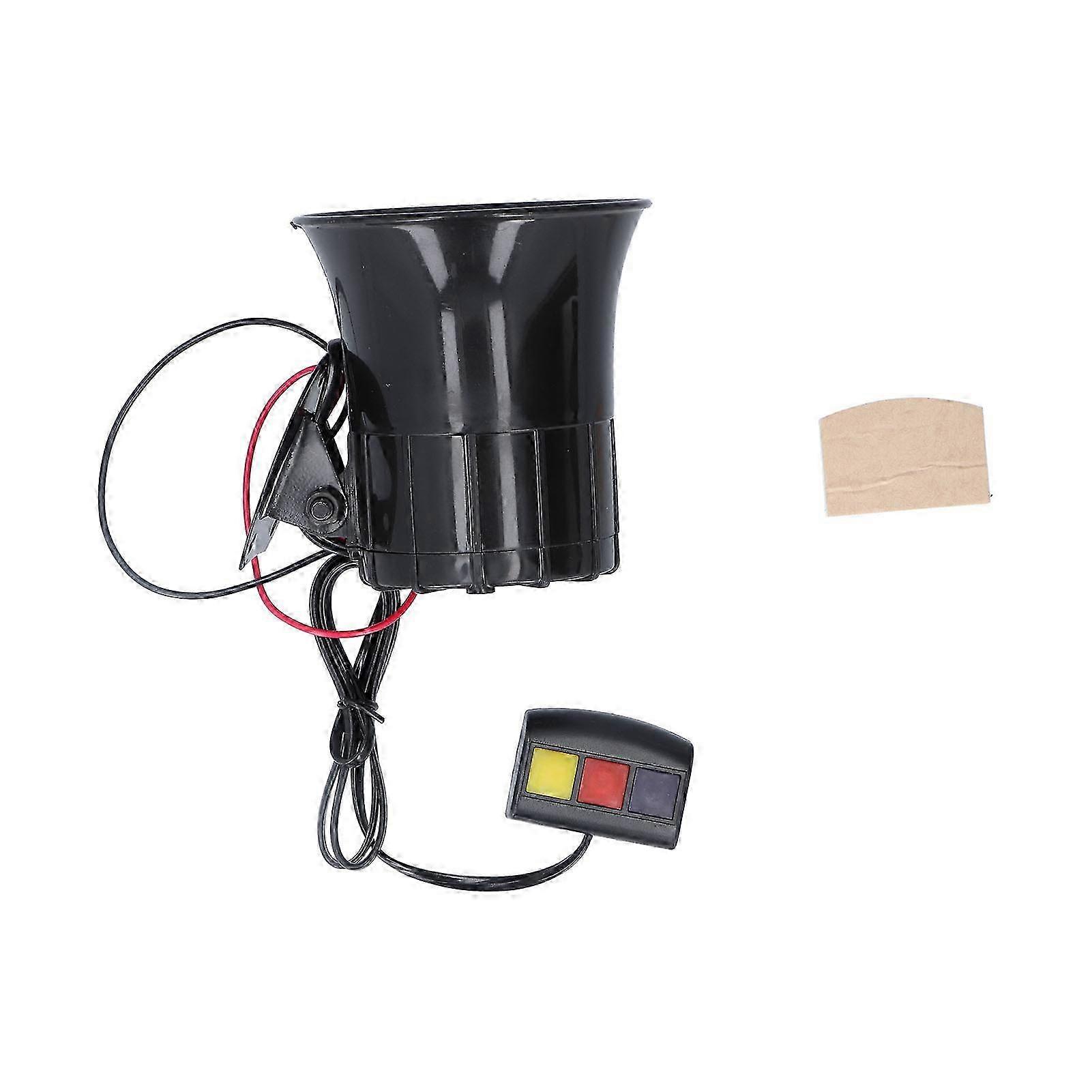 12v 30w 105db Autohupe Mit 3 Tönen, Notfallwarnsirene, Kompatibel Mit Auto, Motorrad Und Moped