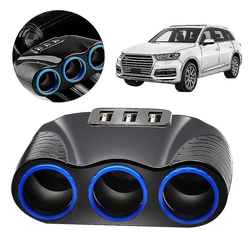 3-fach Usb-stecker-multiladegerät-adapter Für Zigarettenanzünder Im Auto, 12-v-steckdose, Kfz-zigarettenanzünder