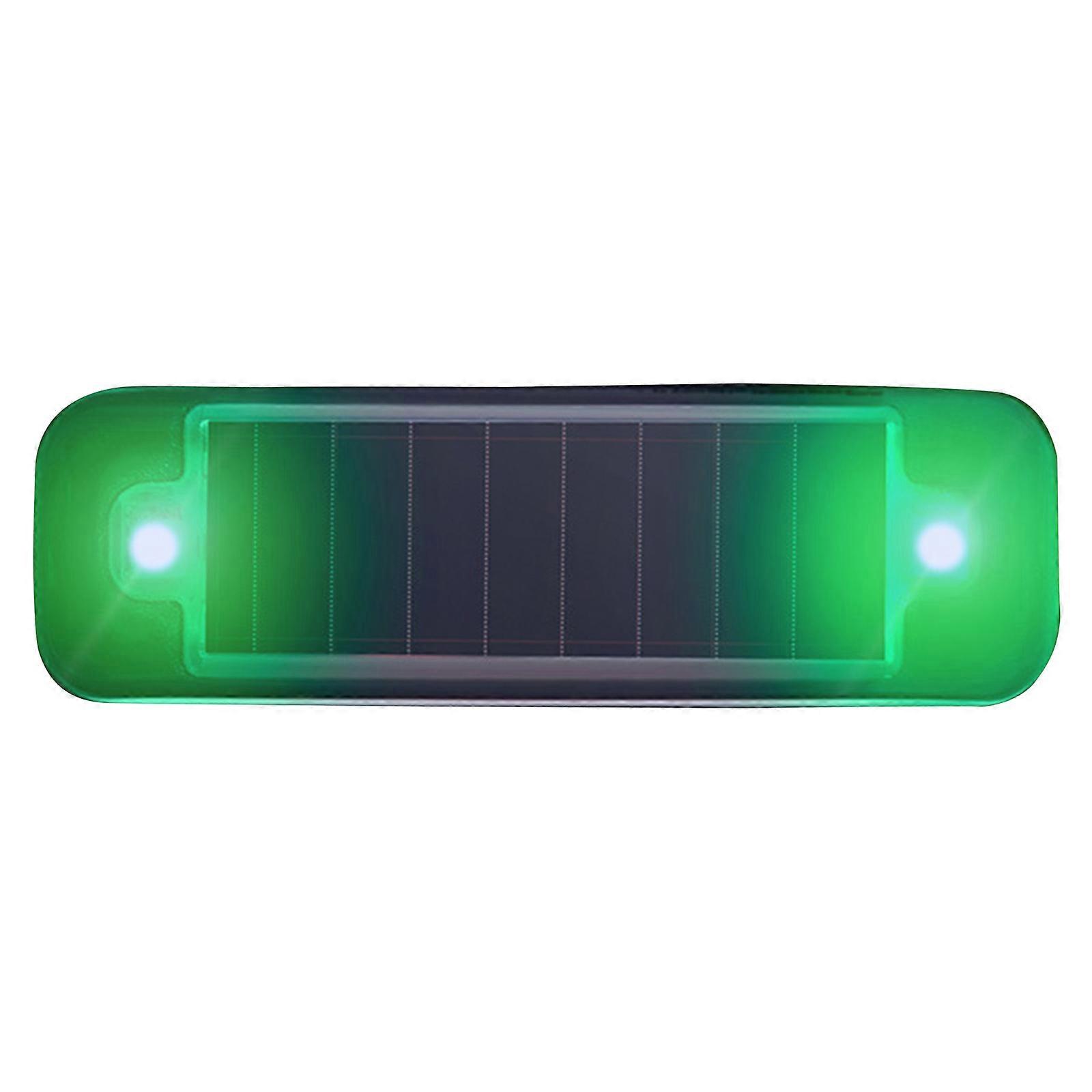Solarbetriebene Auto-warnleuchte, Blinkende Alarmlampe, Diebstahlwarnleuchte, Led-licht Für Nachtsicherheit, Autozubehör, Schwarz