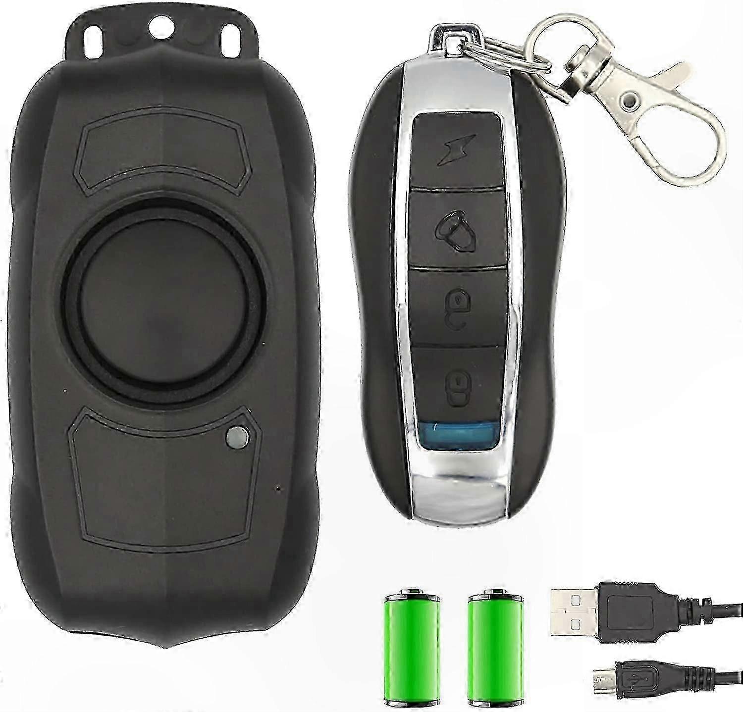 Kabelloser Vibrationsalarm, 113 Db, Wasserdicht, Sicherheitsalarm Für Fahrräder, Motorräder, Türen Und Fenster – Diebstahlschutzlösung