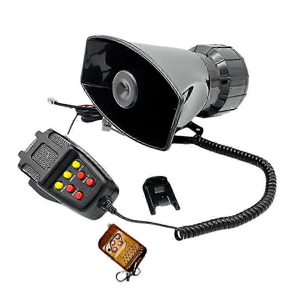 12v Auto-alarmhorn Mit 7 Tönen, Kabelloser Fernbedienung, Lautsprecherhorn, Kompatibel Mit Motorrad