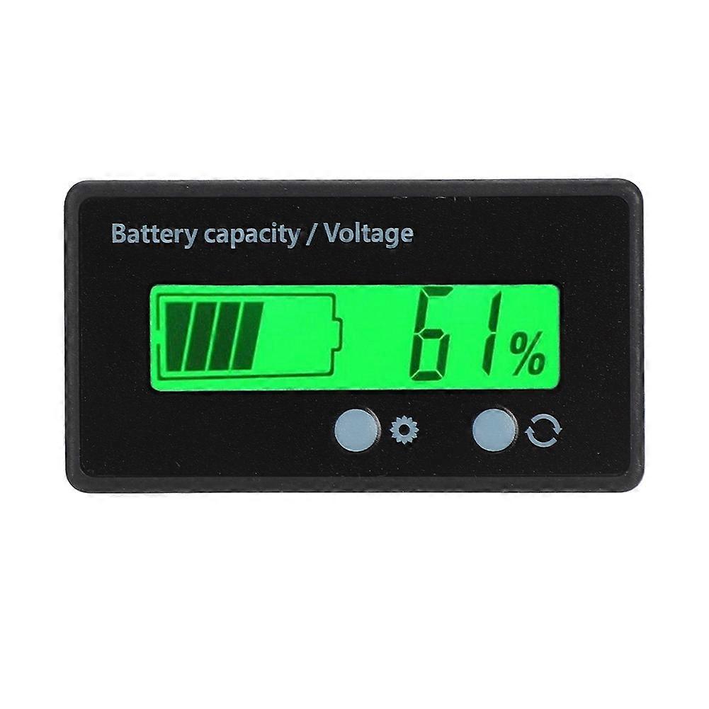 Gy-6gs Batterieleistungs-lcd-display-spannungsmesser 12-84v Mit Lichtalarmfunktion (grünes Licht)