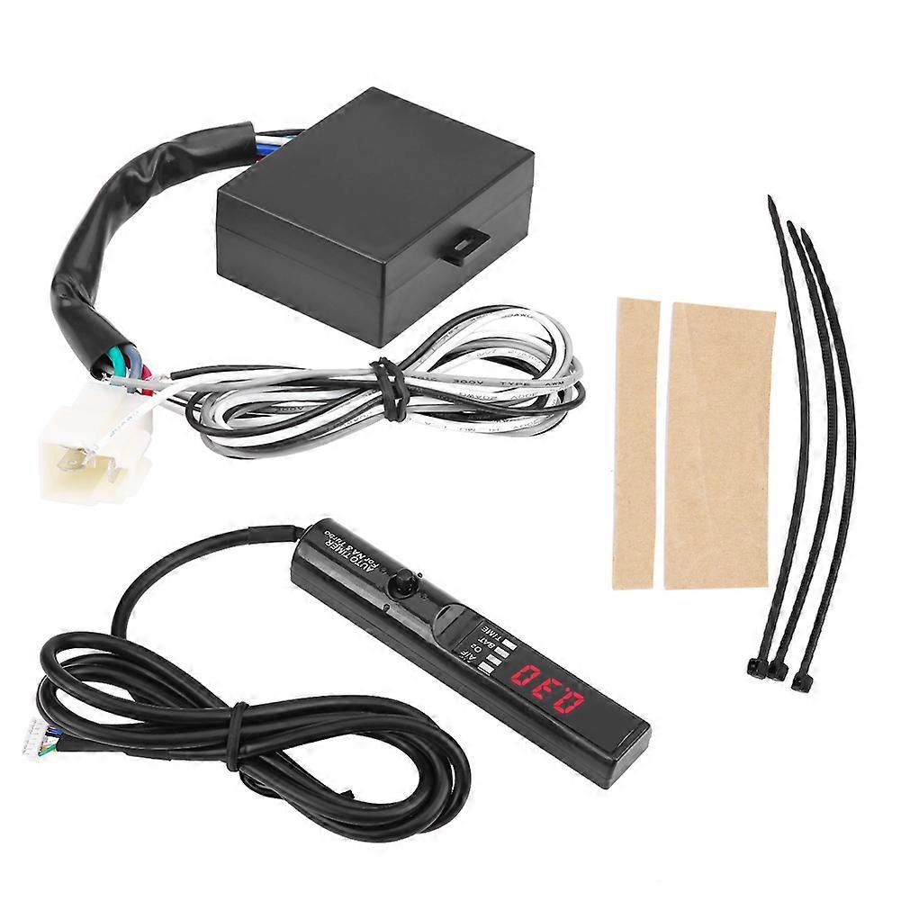 12v Universal-auto-turbo-timer-gerät Mit Digitaler Roter Led-anzeige Und Schwarzer Stiftsteuerung