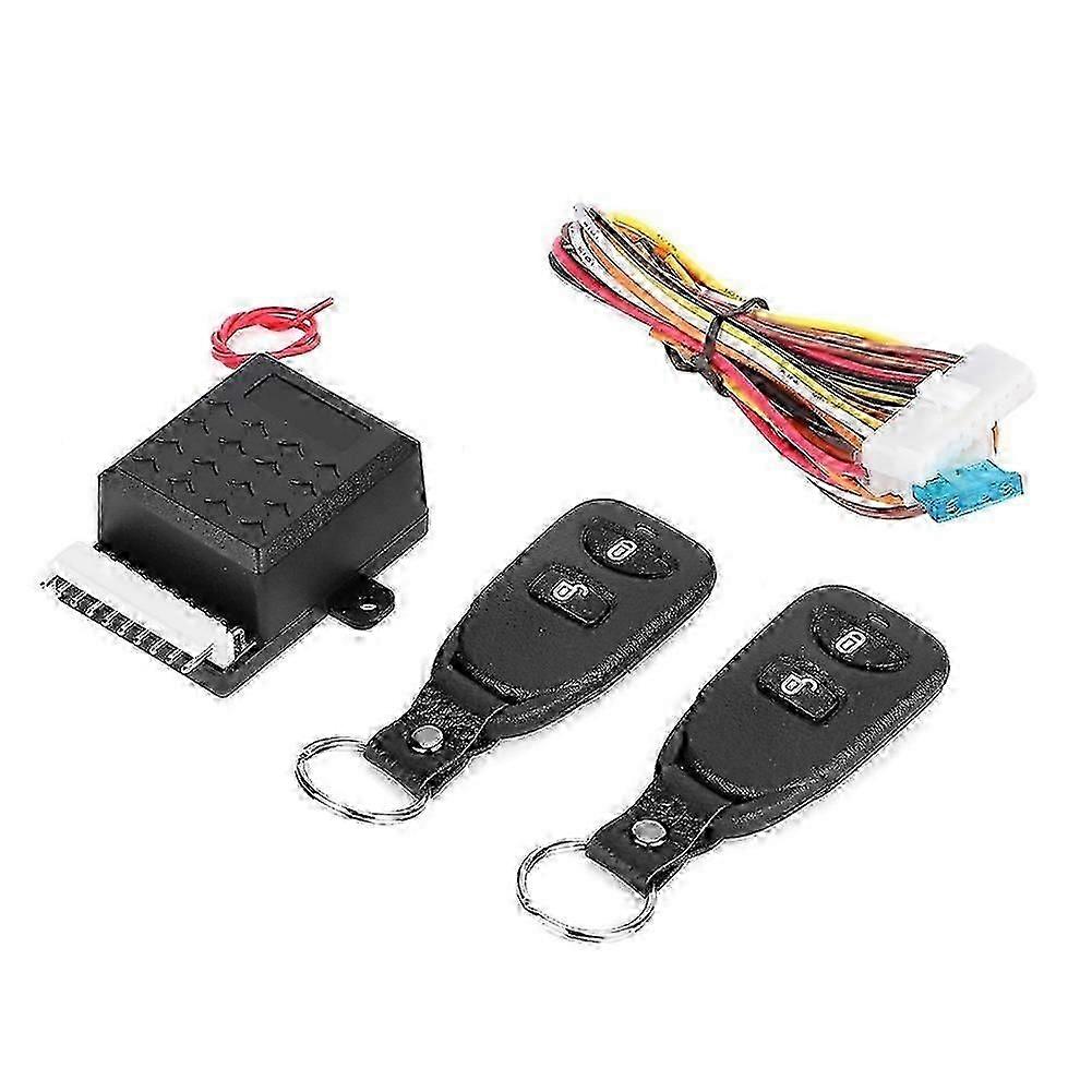 Universelles Auto-zentralalarmsystem Mit Fernbedienung, Diebstahlsicherung, Fernverriegelung Und -entriegelung, Doppelblinker, Kofferraumöffnung, Led-anzeige, Reichweite 30–80 M, 1