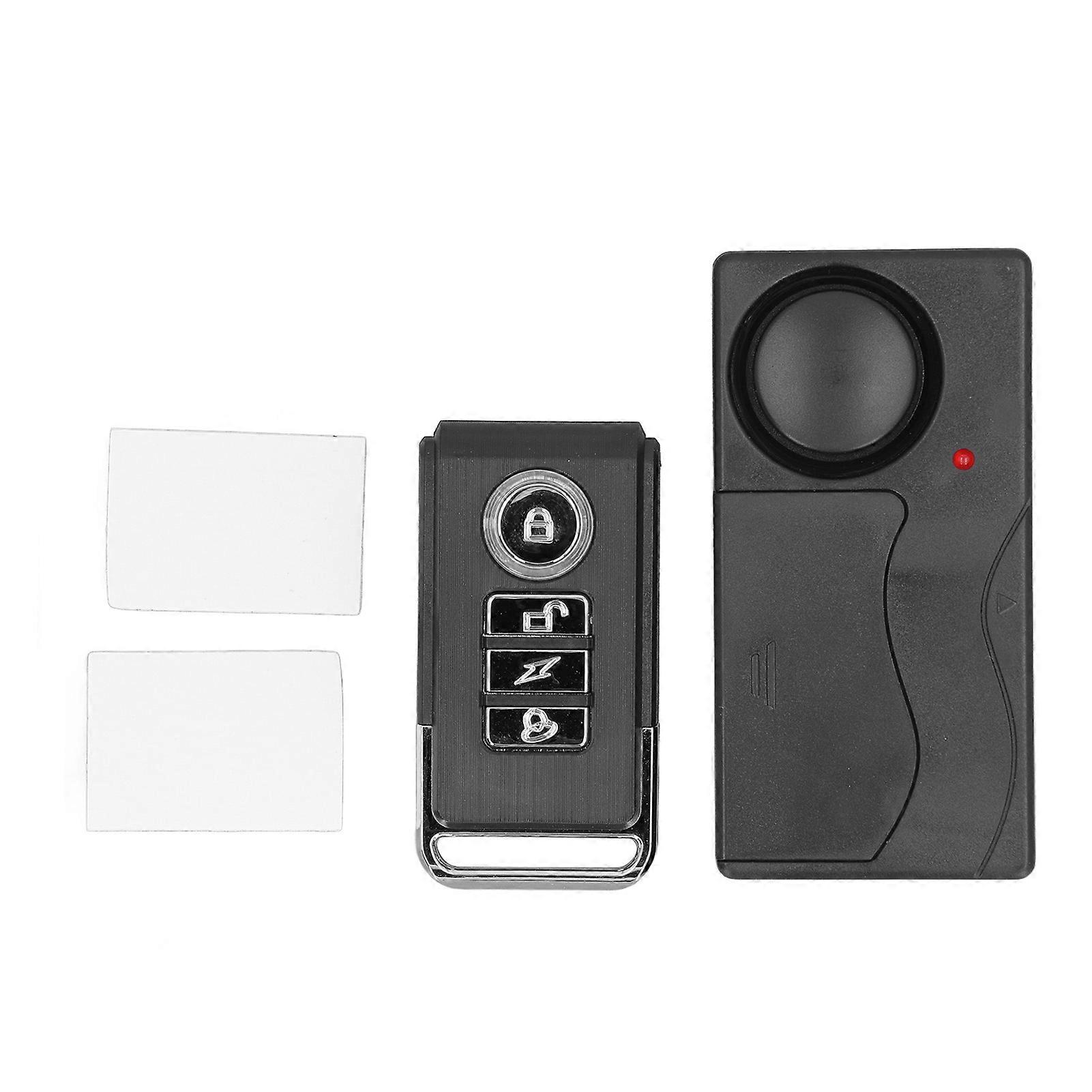 Kabelloser Vibrationsalarm Mit Fernbedienung, 108 Db, 10 Einstellbare Empfindlichkeitsstufen, Fahrrad-diebstahlalarm Für Türen