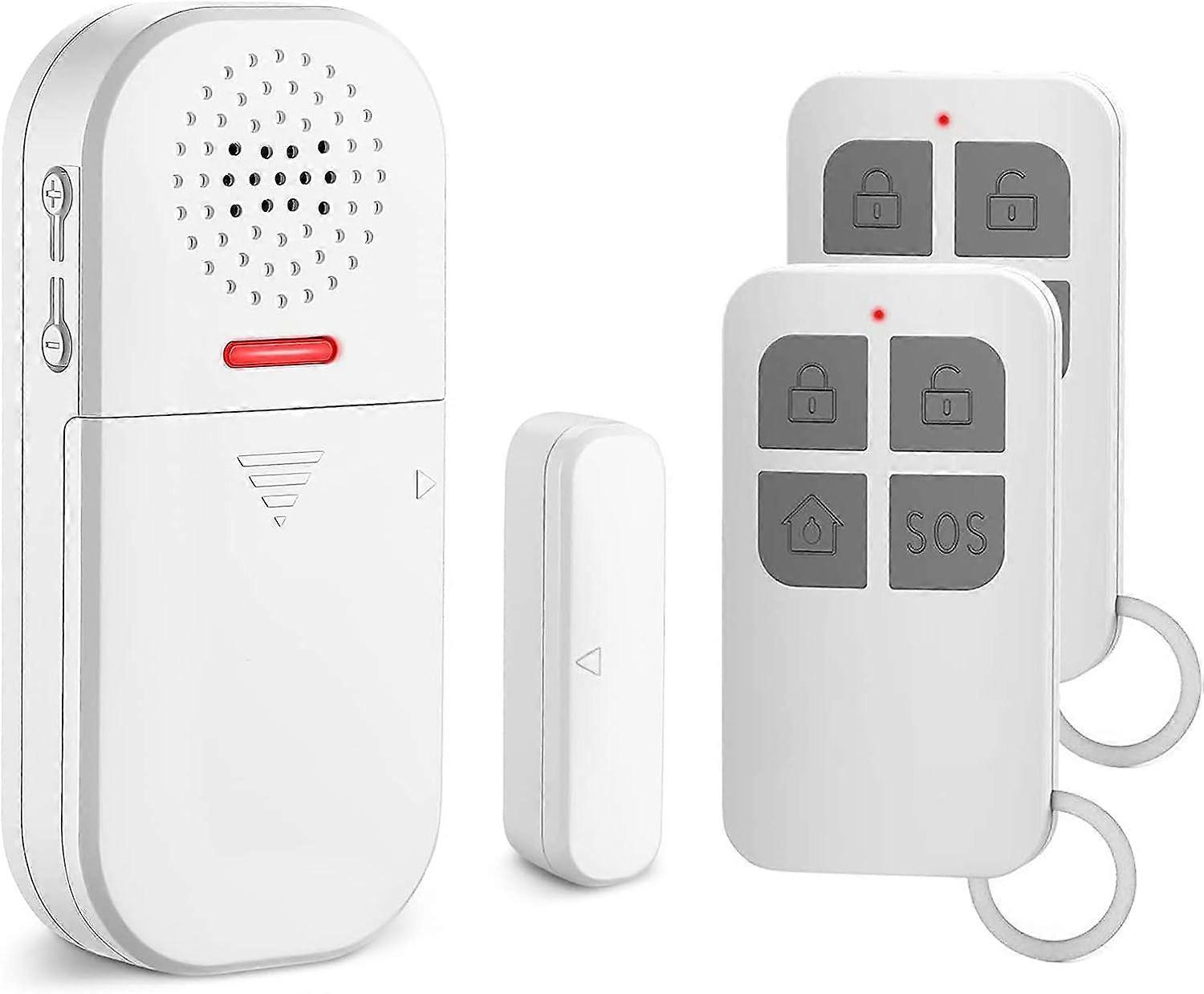 Türalarmsensor, 2 Fernbedienungen, 130 Db Extrem Lauter Alarm, Einstellbare Lautstärke, 5 Alarmfunktionen