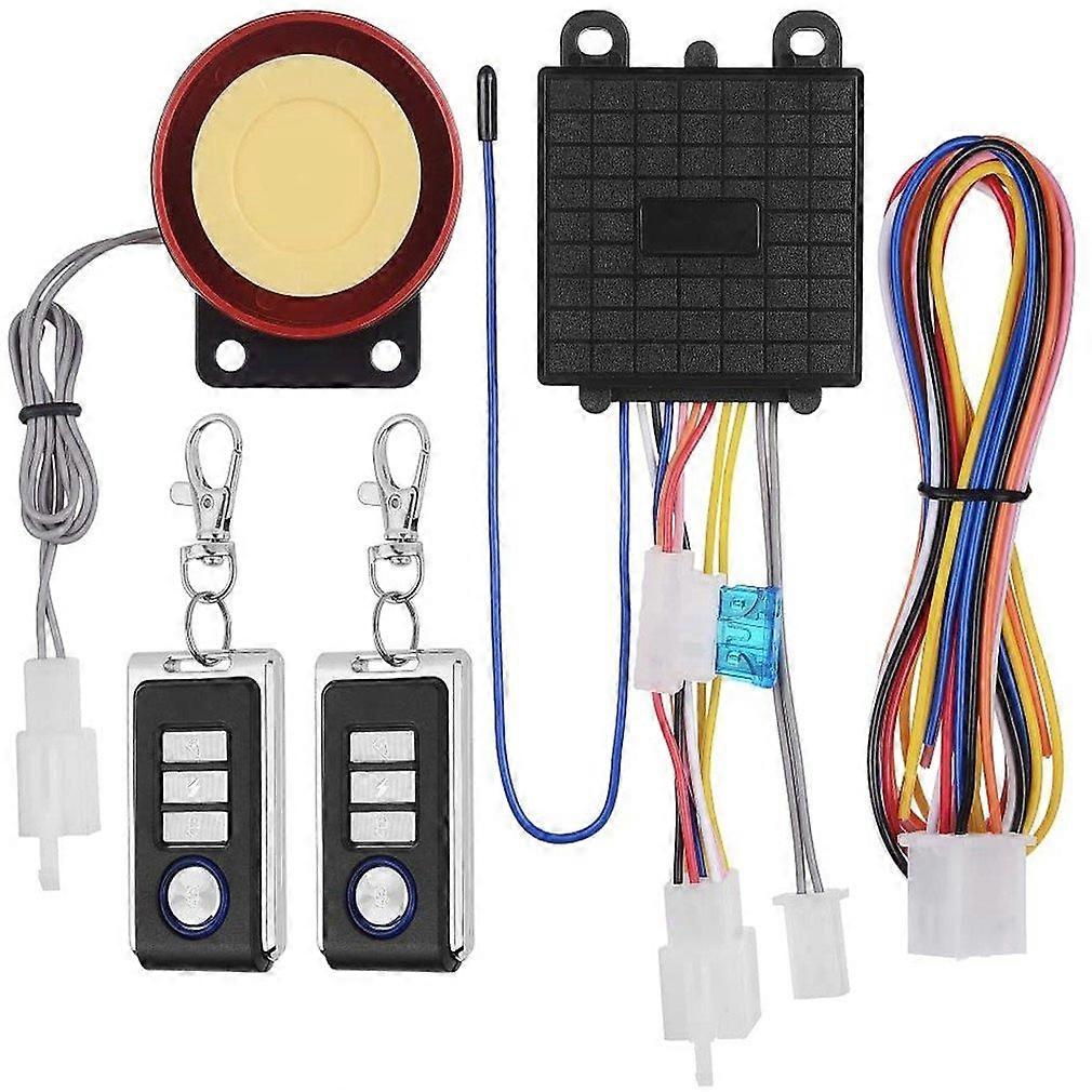 Anti-hijacking Wasserdichte Motorrad-sicherheitsalarmanlage/einweg-motorradalarmsystem 12v-systemalarm