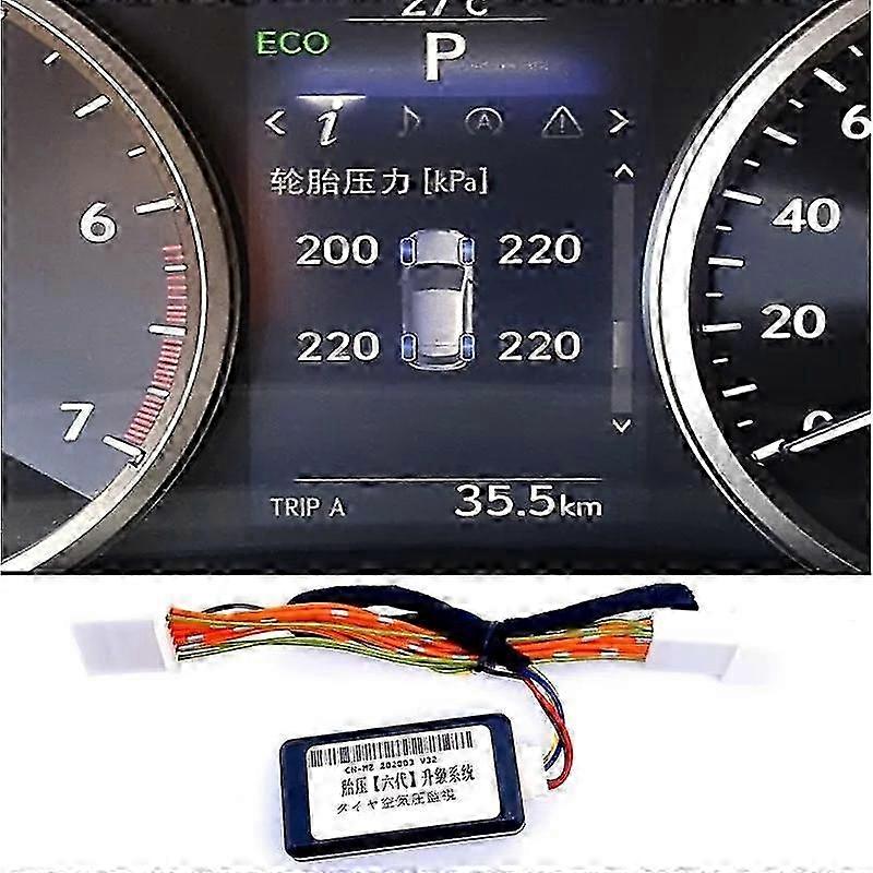 Reifendruckkontrollsystem (tpms) Mit Display Und Sicherheitsalarm Für Lexus Is Nx, Nx200t Und Nx300h (modelljahre 2015–2020).