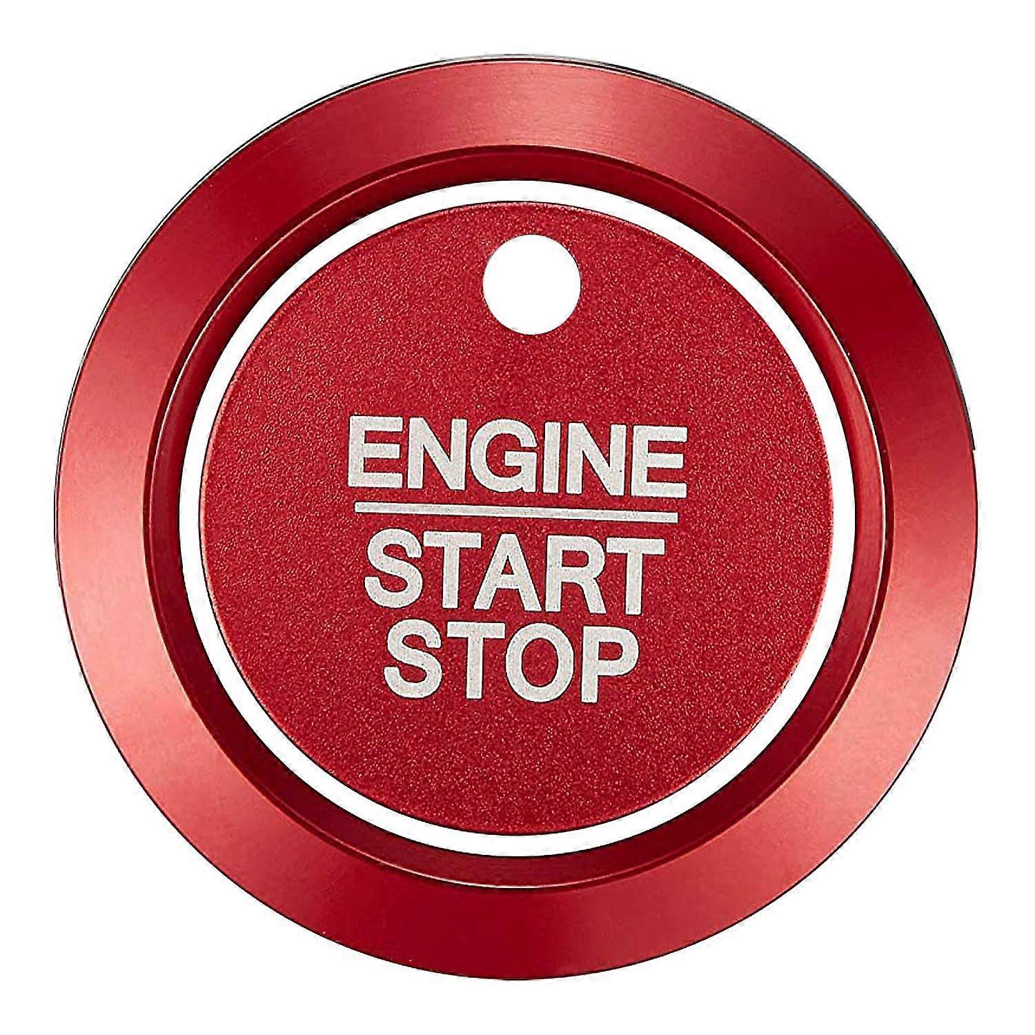 Abdeckung Für Den Start-stopp-knopf (motor) Für Fahrzeuge Der Baujahre 2016–2020, Zierring Für Zündknopf, Rot