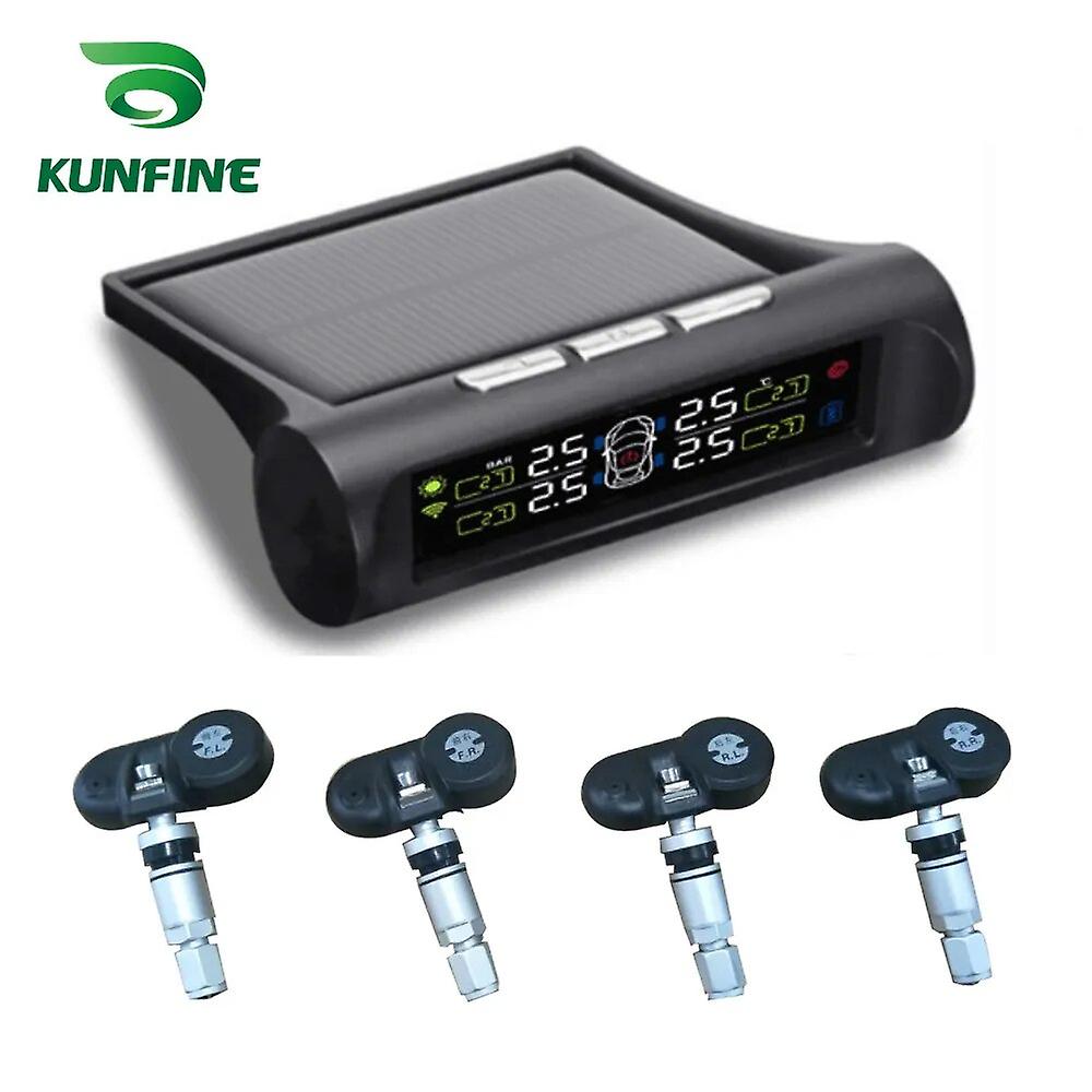 Intelligentes Reifendruckkontrollsystem (tpms) Mit Solarenergie, Digitalem Lcd-display Und Automatischer Alarmanlage