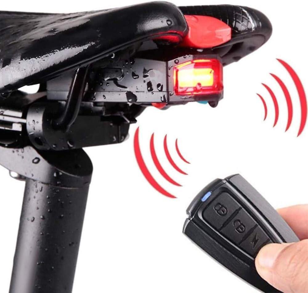 Fahrrad-rücklicht Mit Alarmfunktion, Intelligentes Fahrrad-rücklicht Mit Diebstahlsicherung, Fahrrad-rücklicht Mit Alarmfunktion Und Usb-anschluss