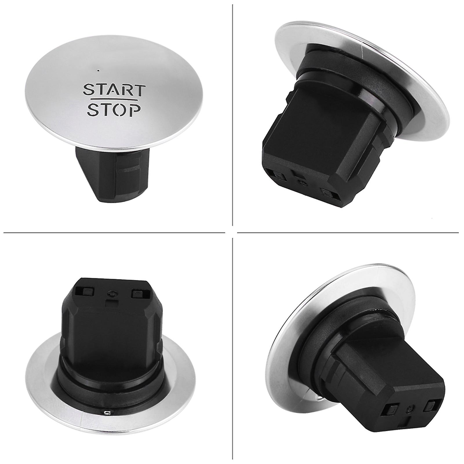 Keyless Go Druckknopf Motorstart-stopp-schalter 3,5 Cm Silber 2215450714