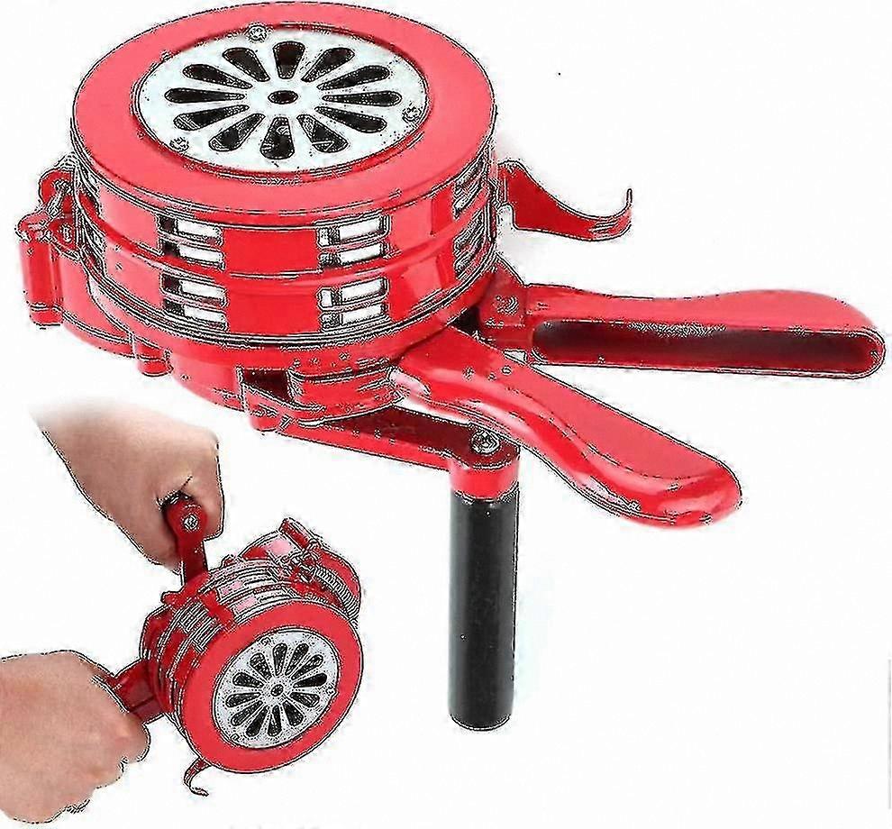 Tragbare Handkurbel-sirene Mit Aluminiumgehäuse, Faltbarer Notfallalarm In Rot