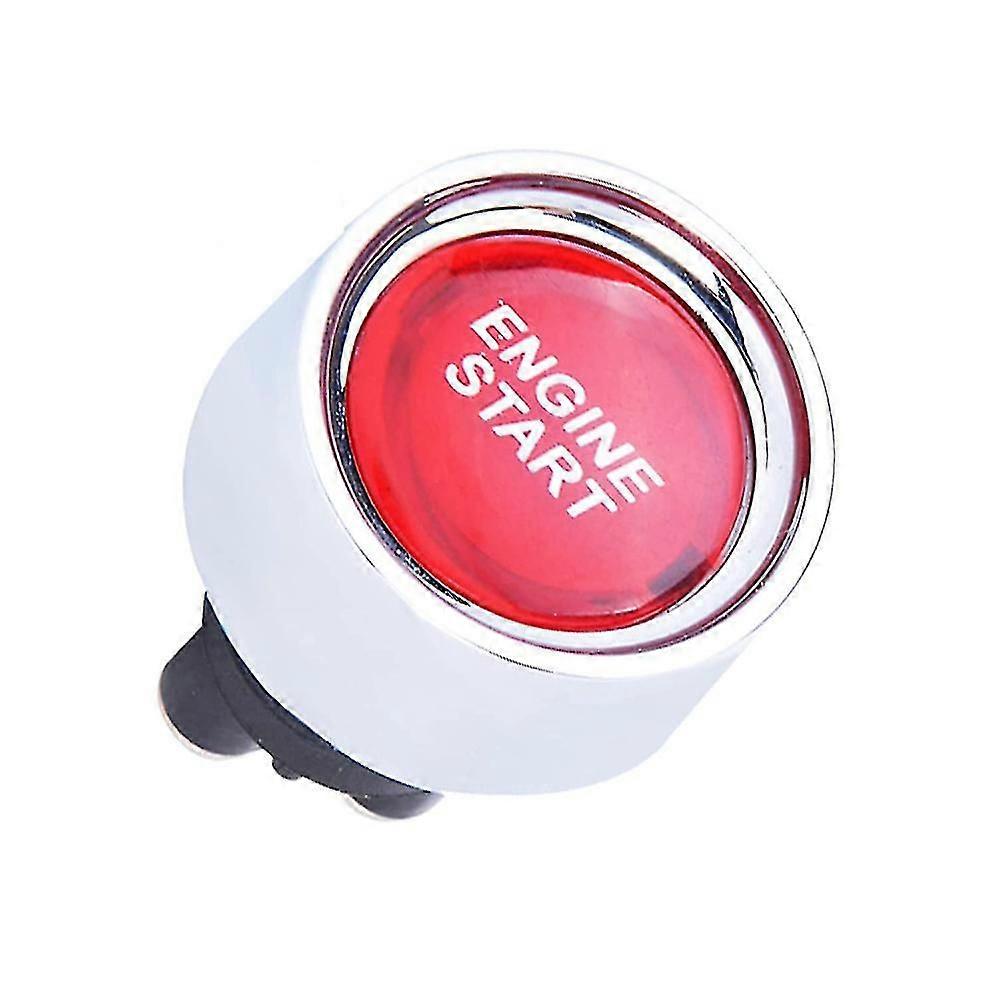 Motorstartknopf Dc 12v 50a Multifunktions-druckknopfschalter Zündstarter Für Auto (rot)