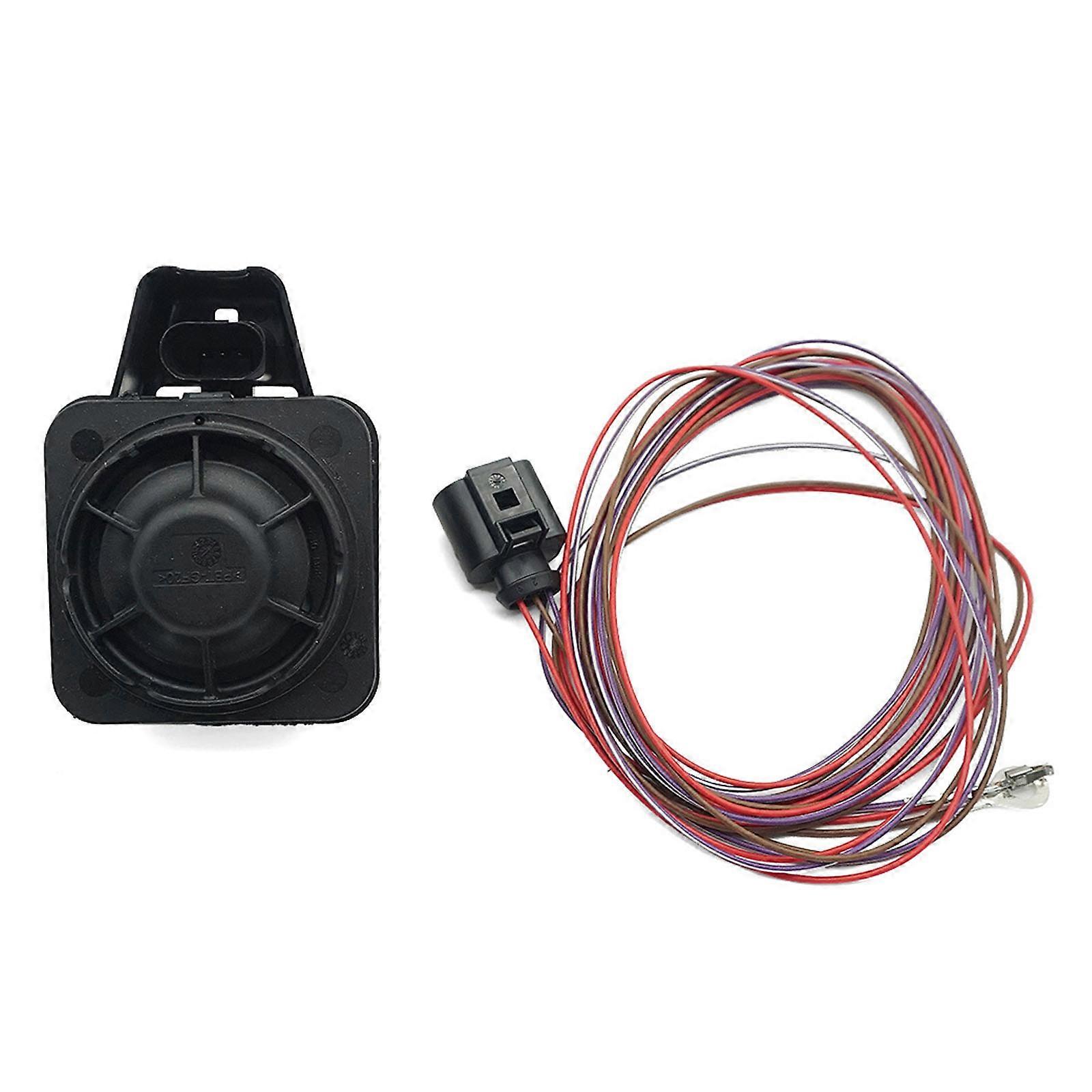 Schnell Auslösende Diebstahlsicherungs-alarmsirene 5q0951605a 5q0951605b Für Fahrzeuge, 12 V, 3-polig, Wasserdicht, 110 Db Lauter Alarm, Mehrfarbig