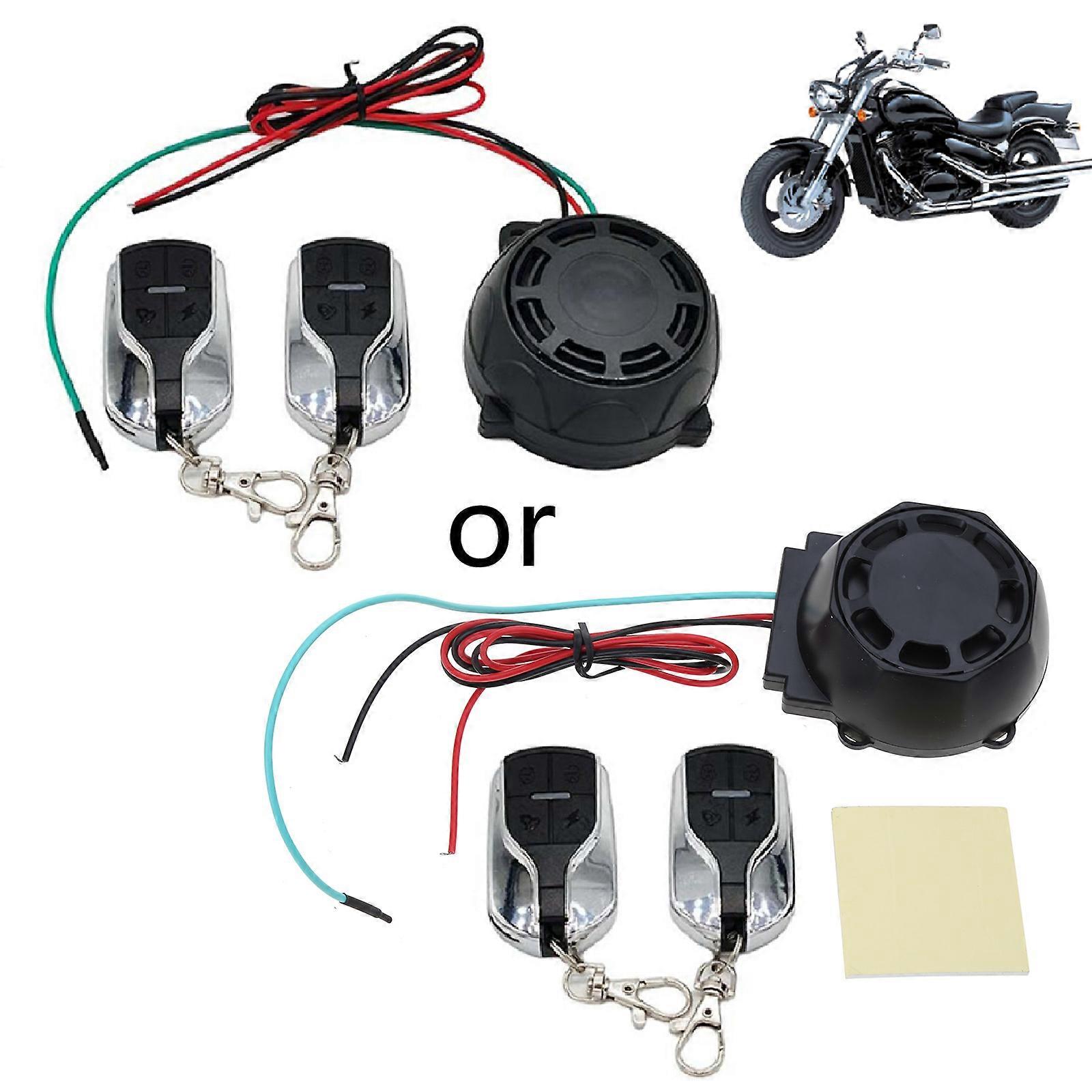 12v-motorfernbedienungsset Mit Diebstahlwarnanlage, Universell Einsetzbar Für Motorrad, Roller Und Fahrrad