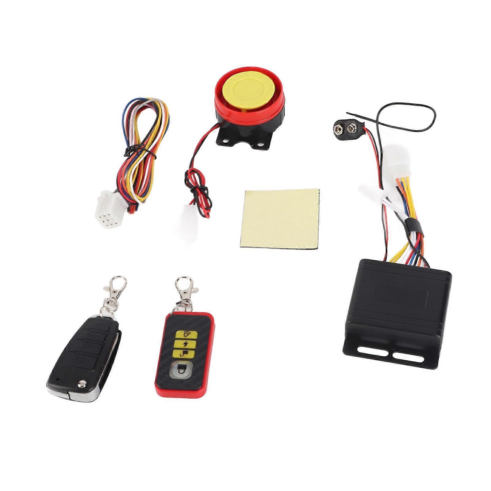 Motorrad-sicherheitsalarmanlage 12v Universal-diebstahlsicherungssystem Mit Fernbedienung, Wasserdicht