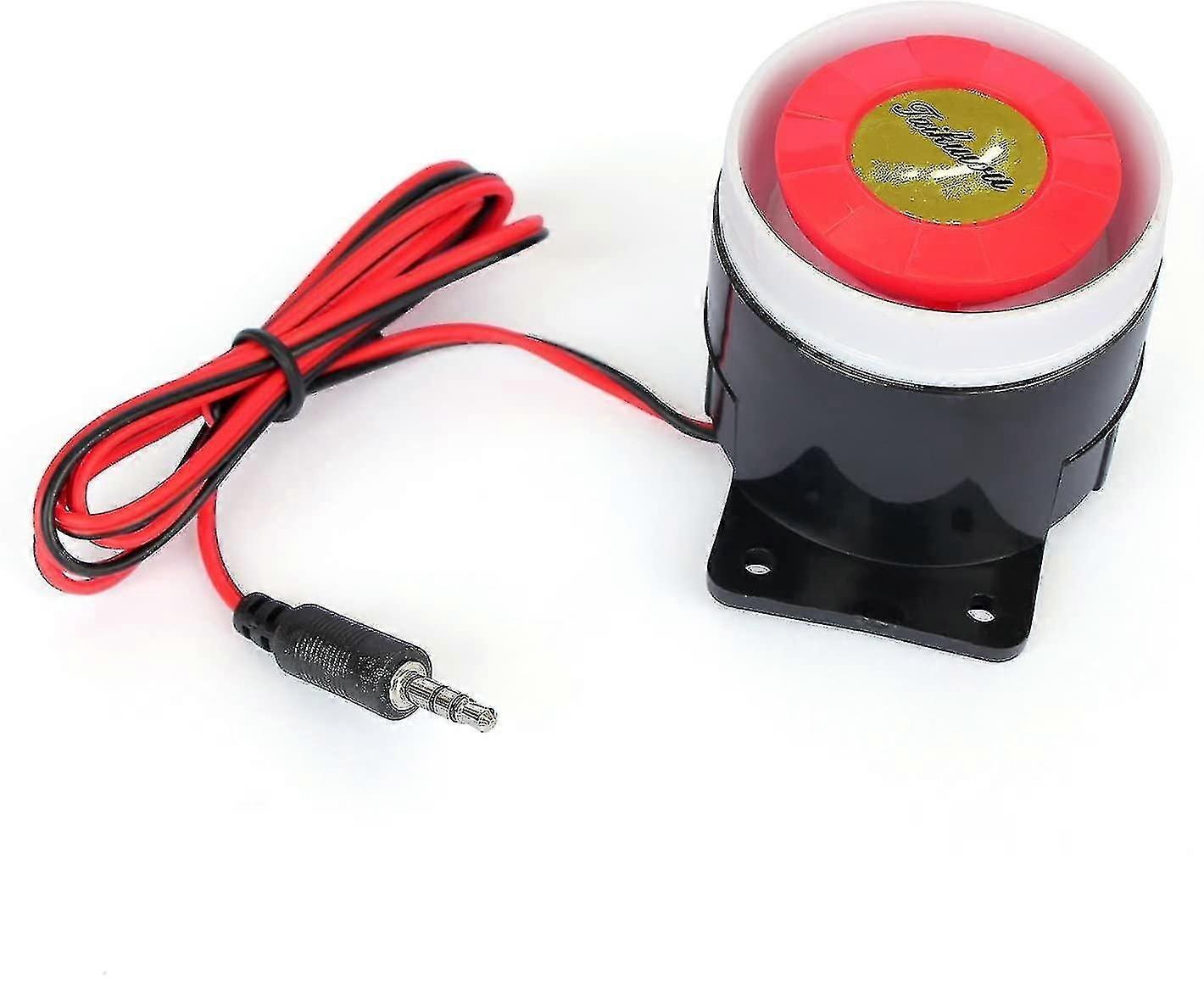 Kabelgebundene Mini-sirene Für Zuhause, Büro, Geschäft, Garage – Alarmsystem-set, Warnhorn, 120 Db, 12 V/1 M