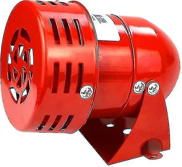 Sirenenalarm 220 V, Leistungsstark, Für Den Außenbereich, 120 Db, Rote Motor- Und Kabelkanal-sirene, Metallhorn, Industrie- Und Bootsalarm, Ruikalucky