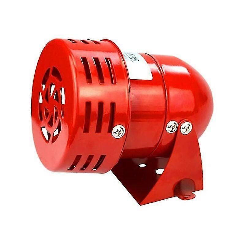 Leistungsstarke 220-v-alarmsirene Für Den Außenbereich, 120 Db Alarmsirene, Rote Led-motorsirene, Metallhorn, Industrie-bootsalarm