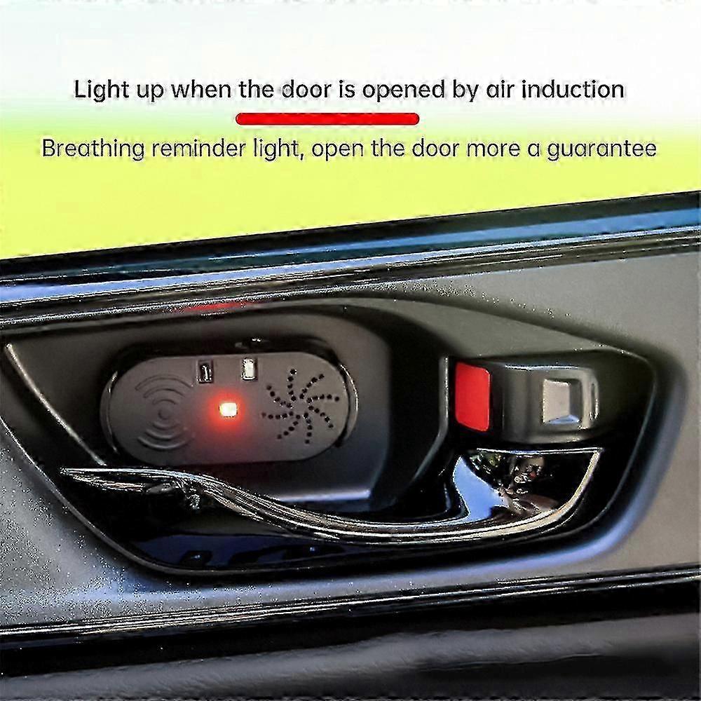 3er-pack Intelligenter Sensor-alarm Für Autotüren Mit Antikollisionsschutz, Sprachbenachrichtigungen Und Alarmanzeige.