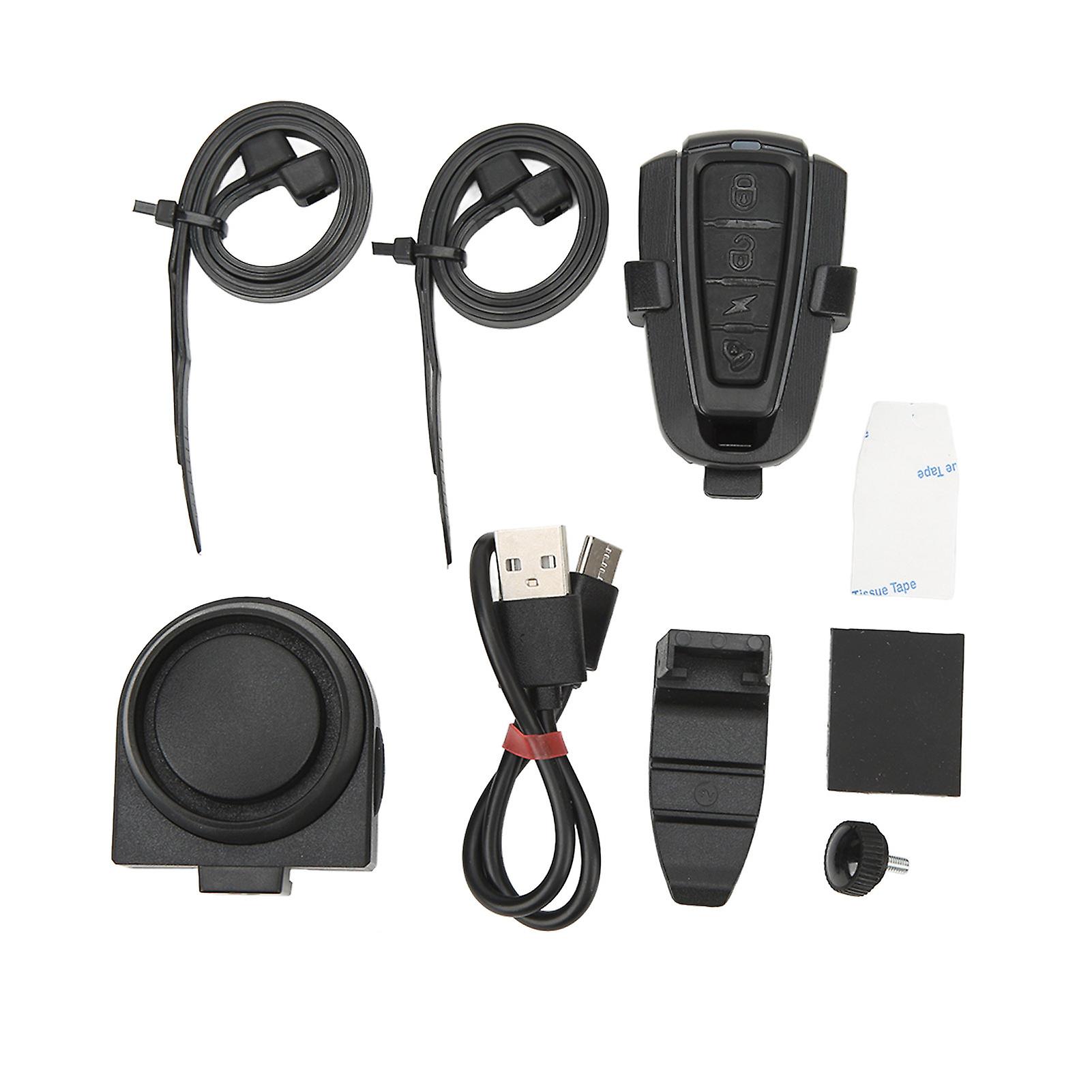 Fahrradklingel-diebstahlsicherungssystem Mit Drahtloser Vibrationsfunktion, Motorrad- Und Fahrradalarm, Fahrzeugalarmsystem Für Roller Und Mountainbikes