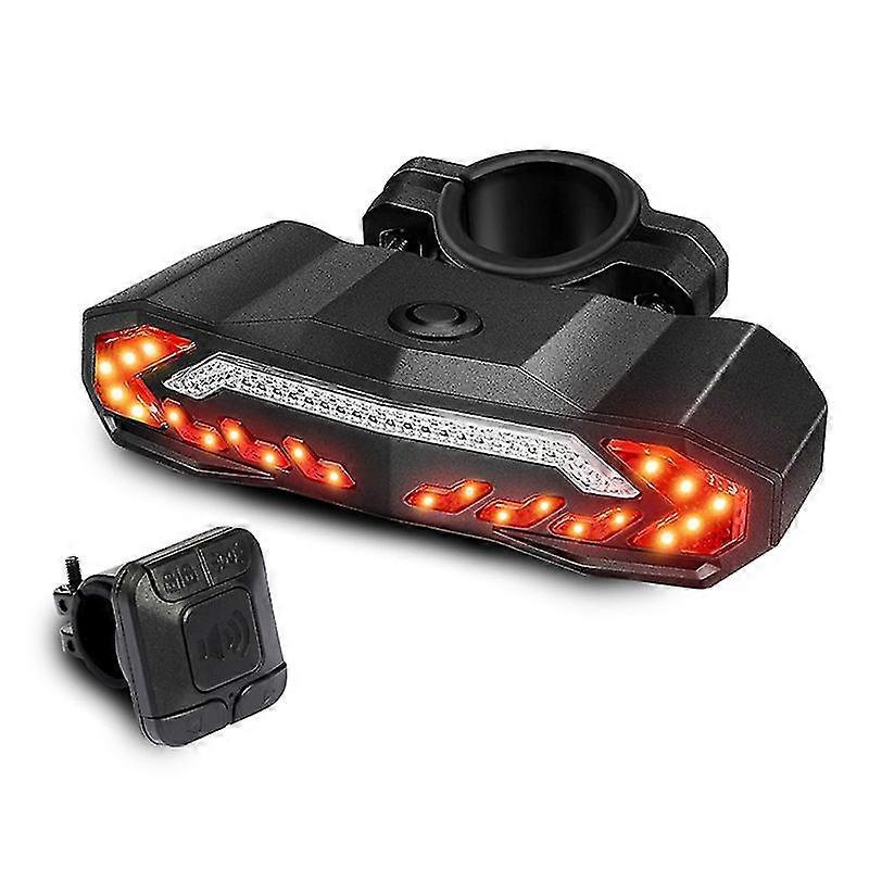 Fernbedienung, Usb-wiederaufladbar, Regendicht, 5-in-1-alarmanlage Für Roller, Motorrad, Fahrrad, Fahrrad, Led-rücklicht Mit Blinkern (fg)