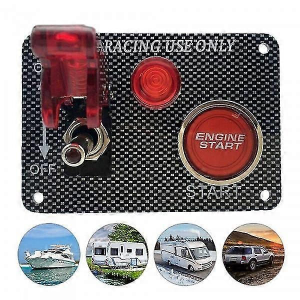 12v Rennwagen-kippzündung S-panel Led-druckknopf-motorstarter Dg