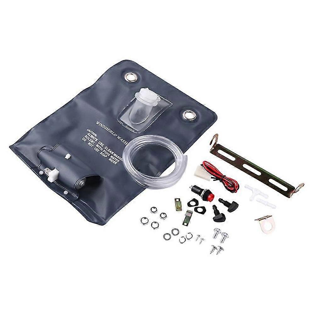Universelles Auto-scheibenwaschbeutel-reinigungsset Mit 12-v-pumpe